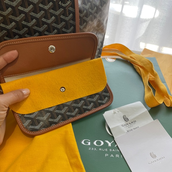 Goyard Saint Louis Tote Coated Canvas PM - Picture 6 of 10